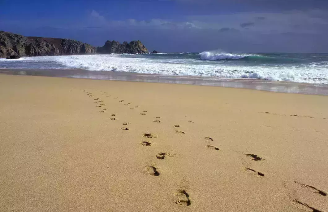 Porthcurno Beach