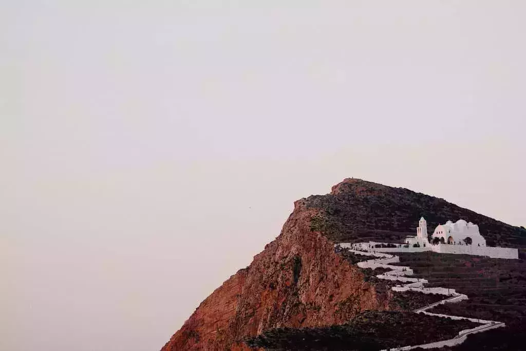 Folegandros Cliff and Cave 
