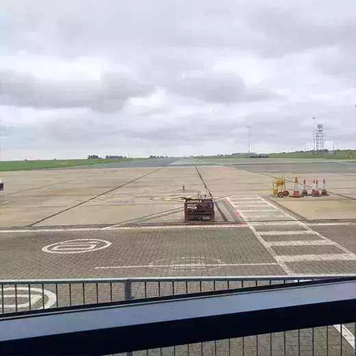 Norwich Airport runway