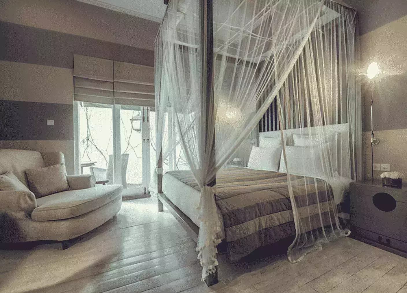Luxury Bedroom in Sri Lanka Hotel