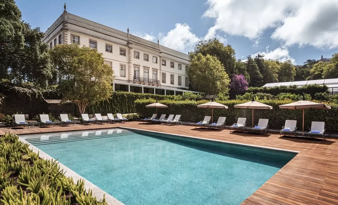 This 18th-century neo-classical hotel in Sintra, Portugal, is one of the most romantic in the world.