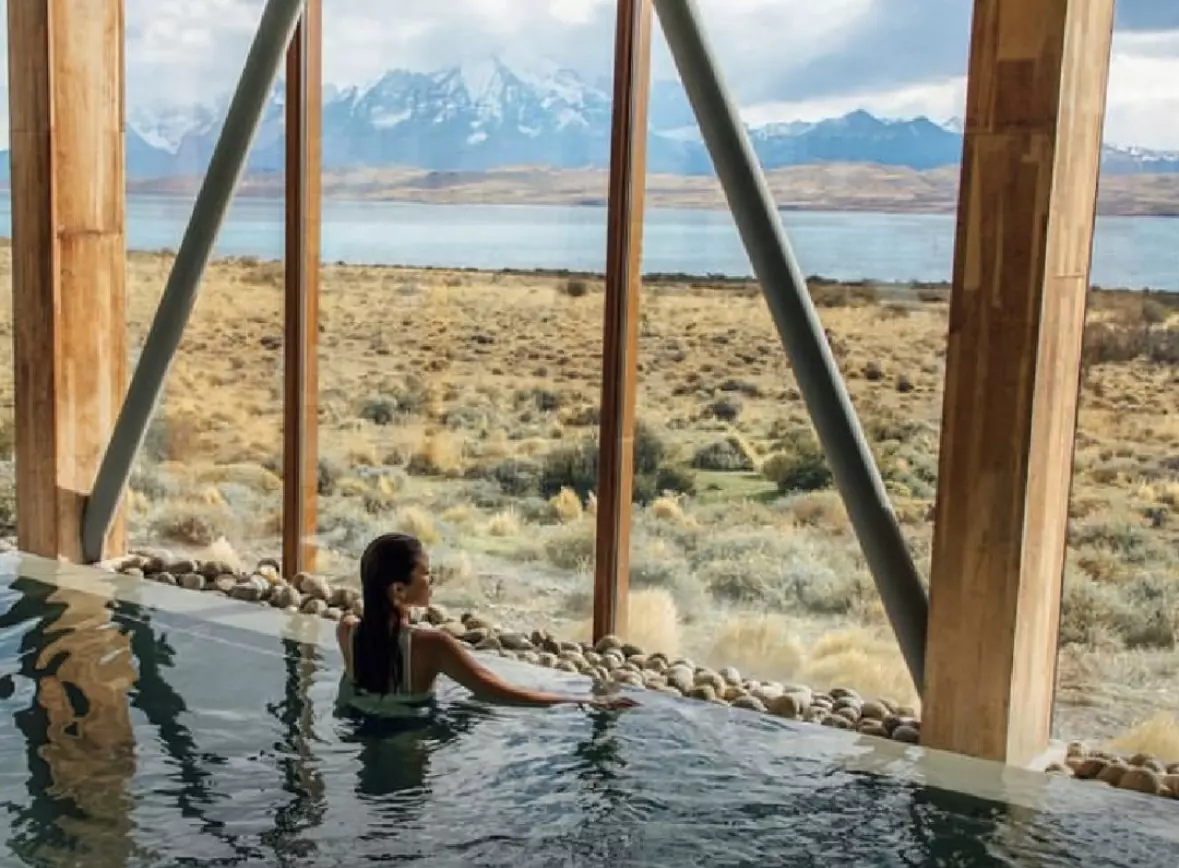 Authentic, rugged and wild Patagonian views from Tierra Patagonia Hotel & Spa, Chile.