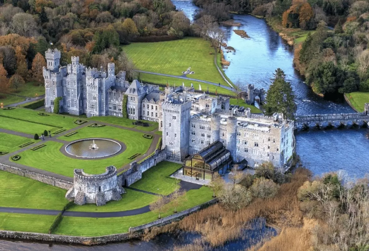 This gorgeous 800-year-old Irish castle is a must-visit for a romantic stay in County Mayo, Ireland.