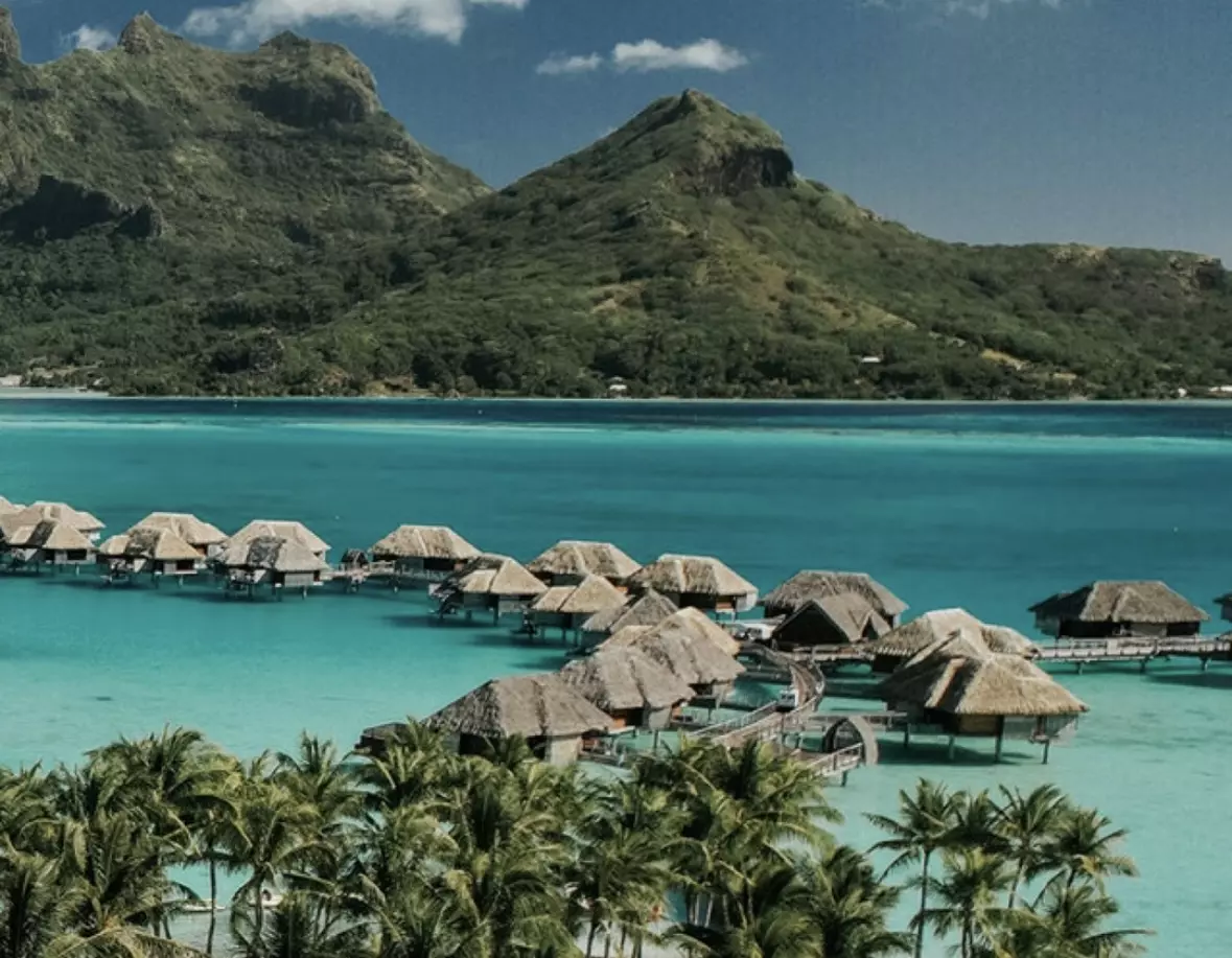 Polynesian escapes are some of the best in the world, and this Bora Bora hotel offers romance to the thousandth degree.