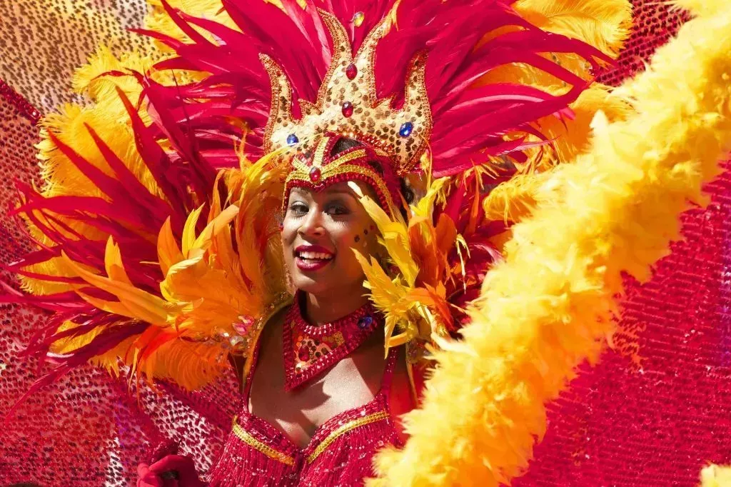Traditional Samba Dancer Rio Carnaval
