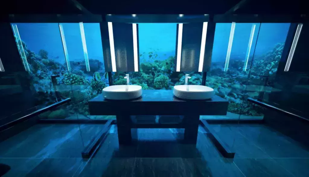 Rangali&amp;amp;#039;s Underwater Bathroom