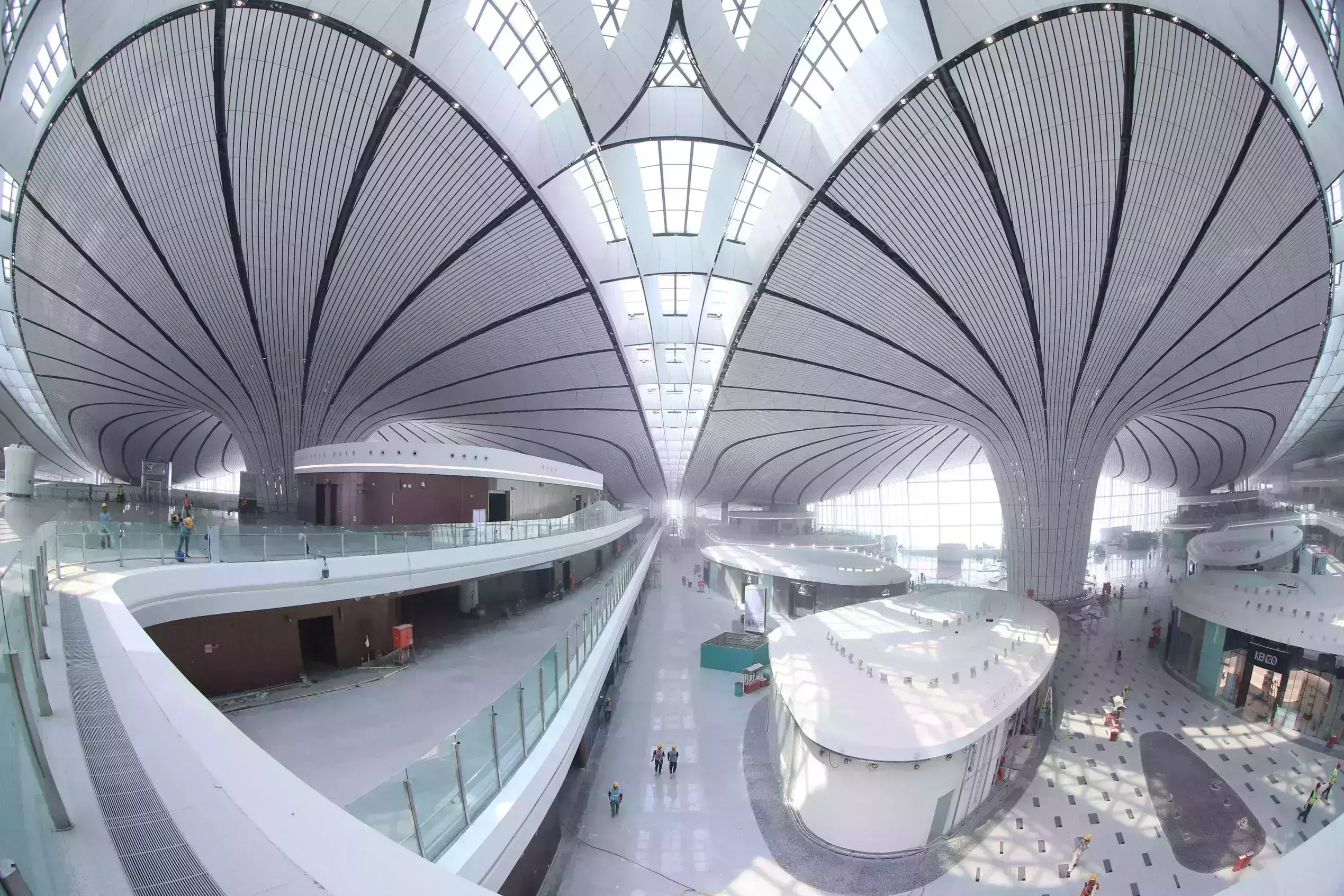 Inside of Airport Terminal 