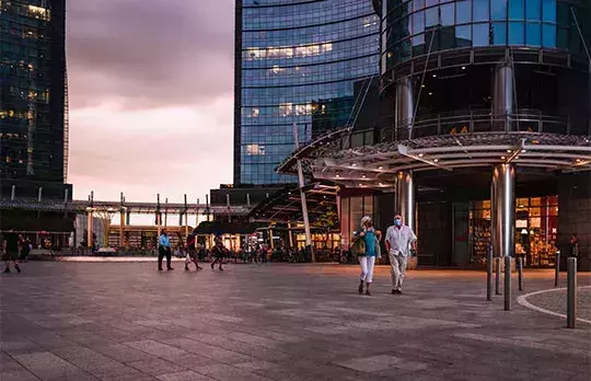 La Piazza Gae Aulenti
