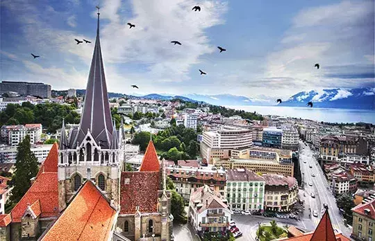 De Montreux a Lausana