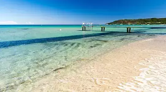 La plage de Pampelonne