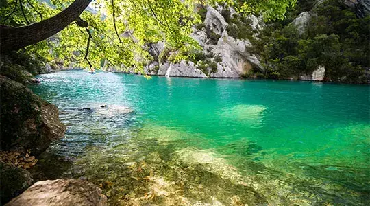 Les plages des Gorges du Verdon