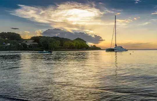 La voie du coucher de soleil