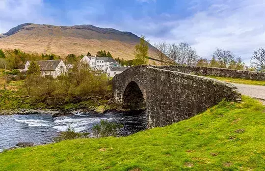 La A82 entre Bridge of Orchy et Glencoe