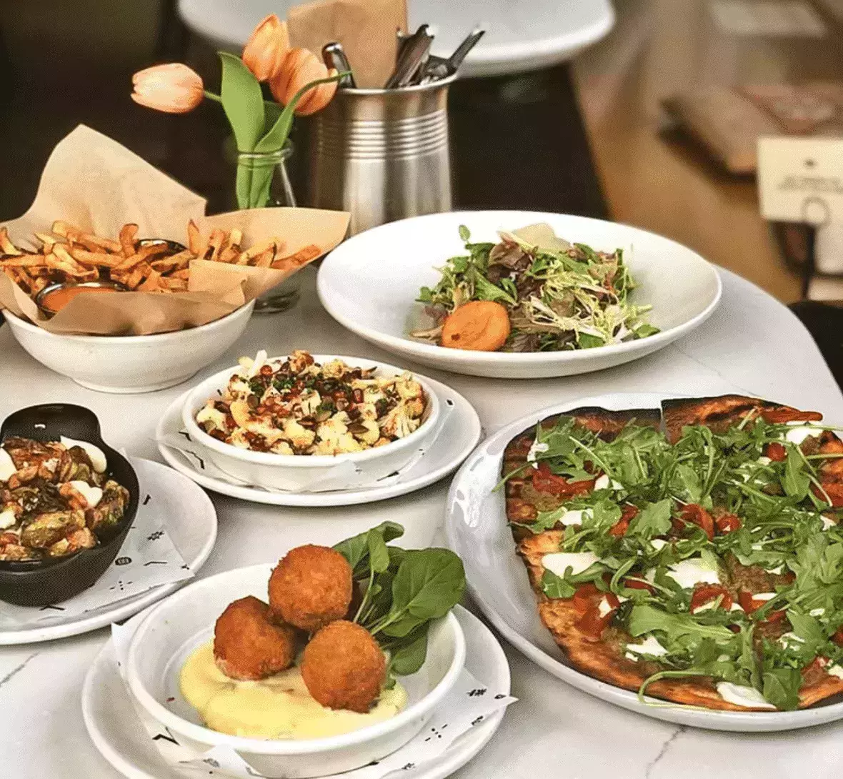 The Lynhall is a market-style restaurant,