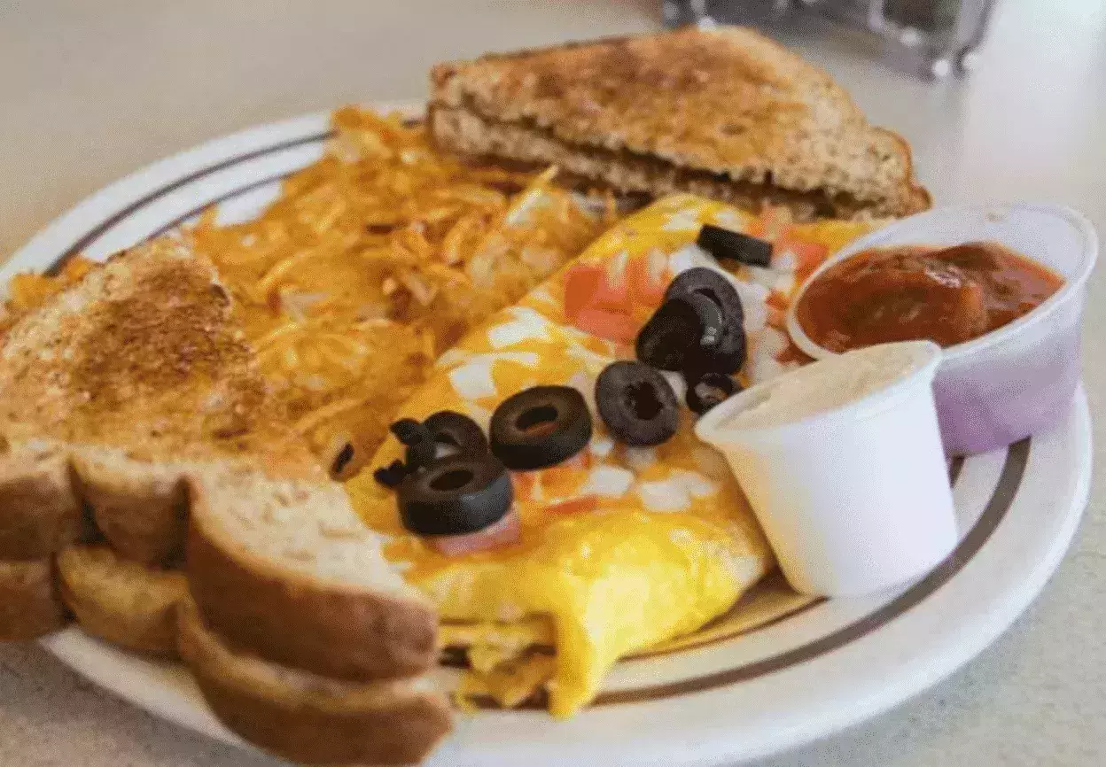 buttermilk pancakes in American Brunch
