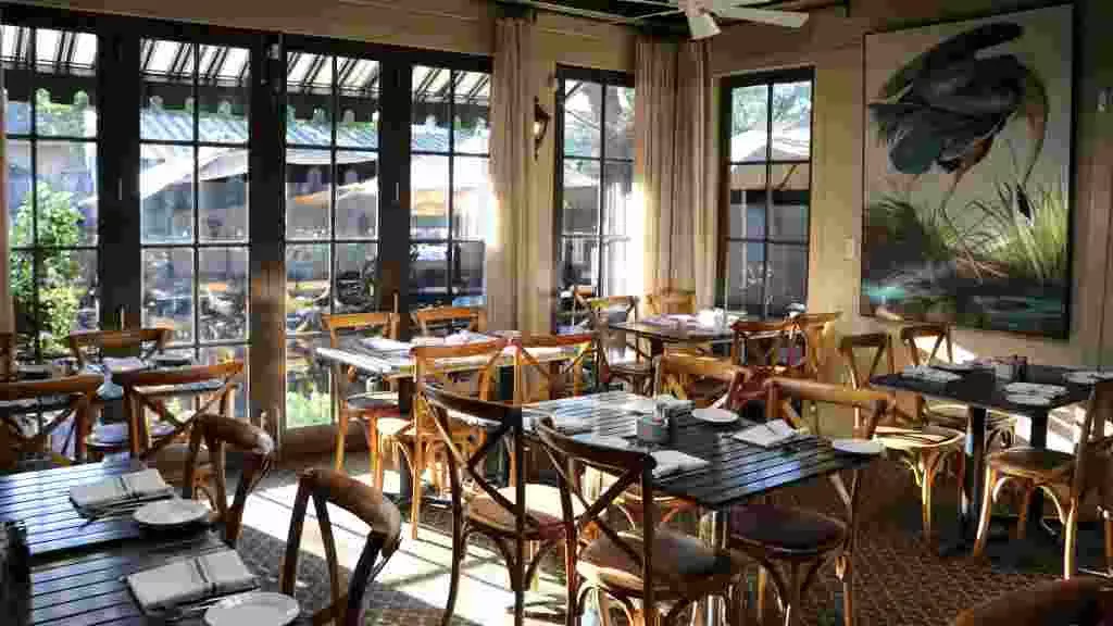 The Backstreet Cafe Houston sunny courtyard