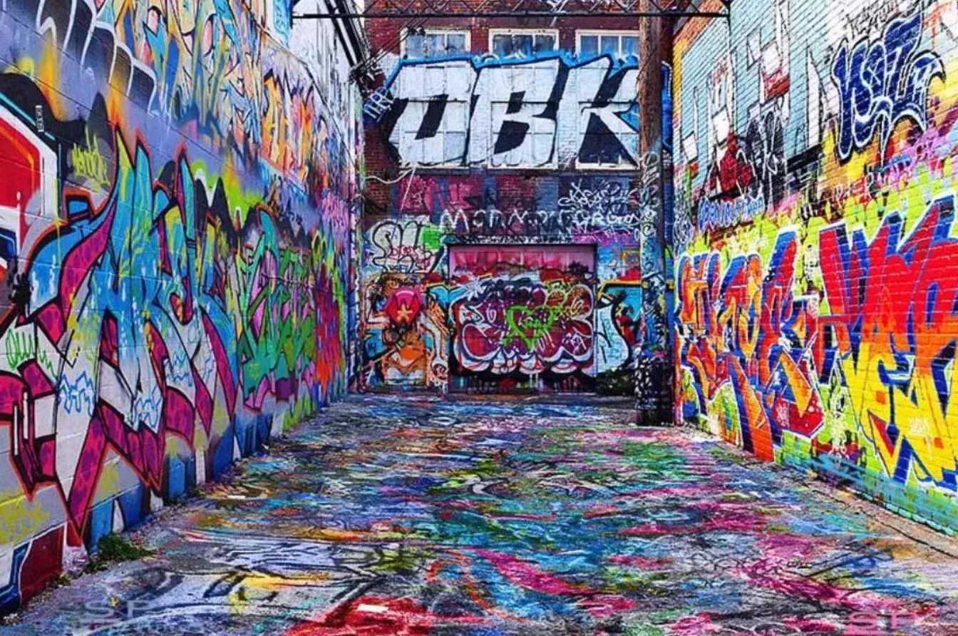 Graffiti Alley in Baltimore