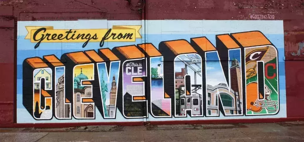 Greetings from Cleveland Mural