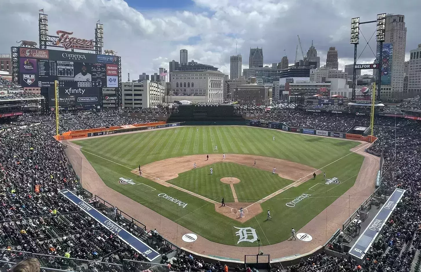 Comerica Park Tiger in Detroit