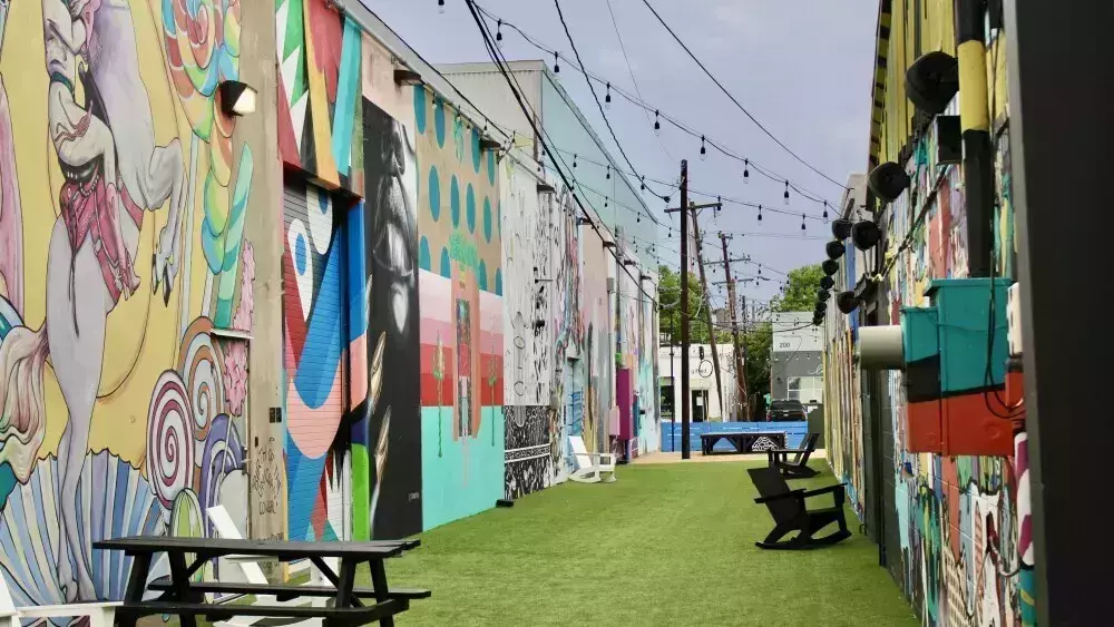 Inspiration Alley in Fort Worth