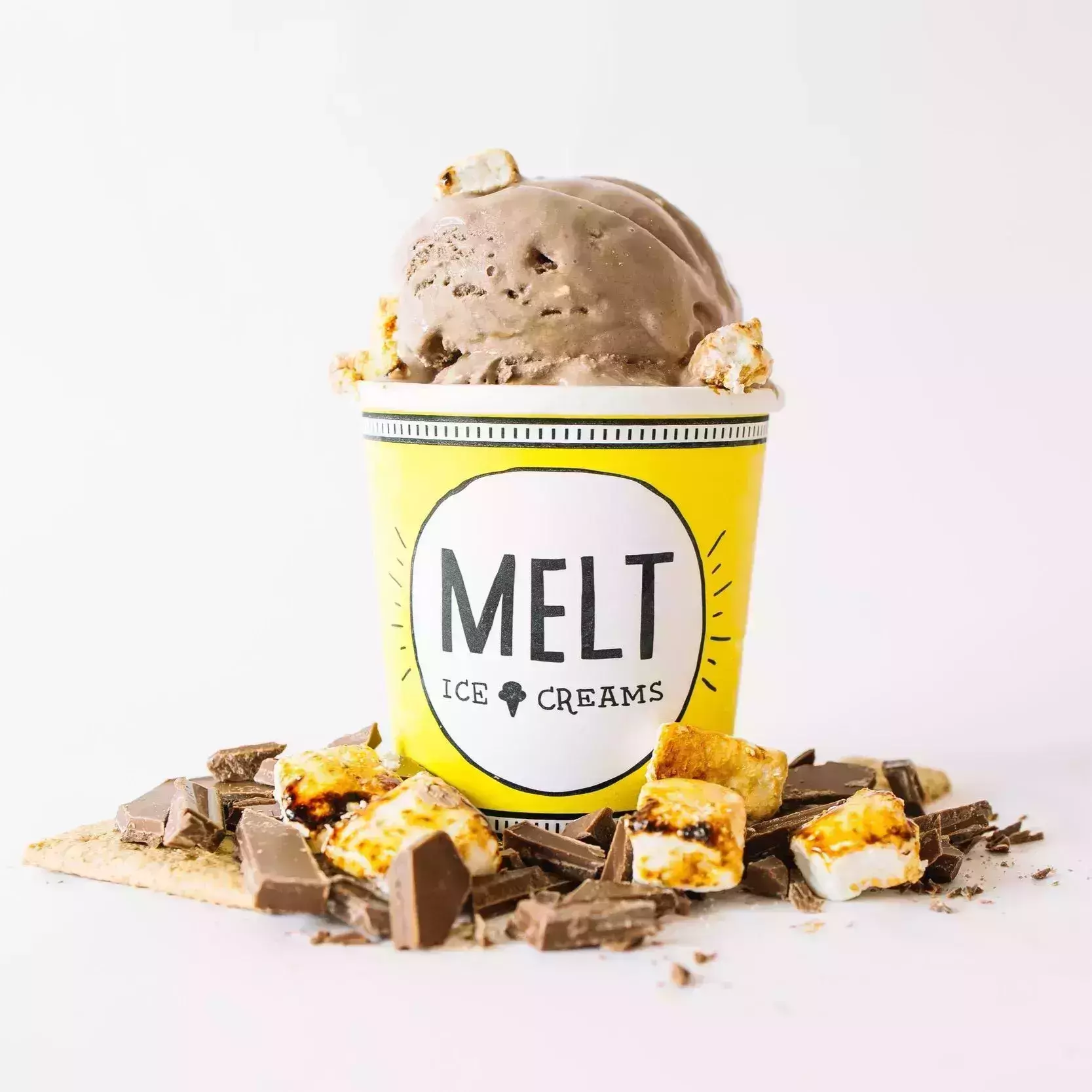 Yellow Wall at Melt Ice Creams