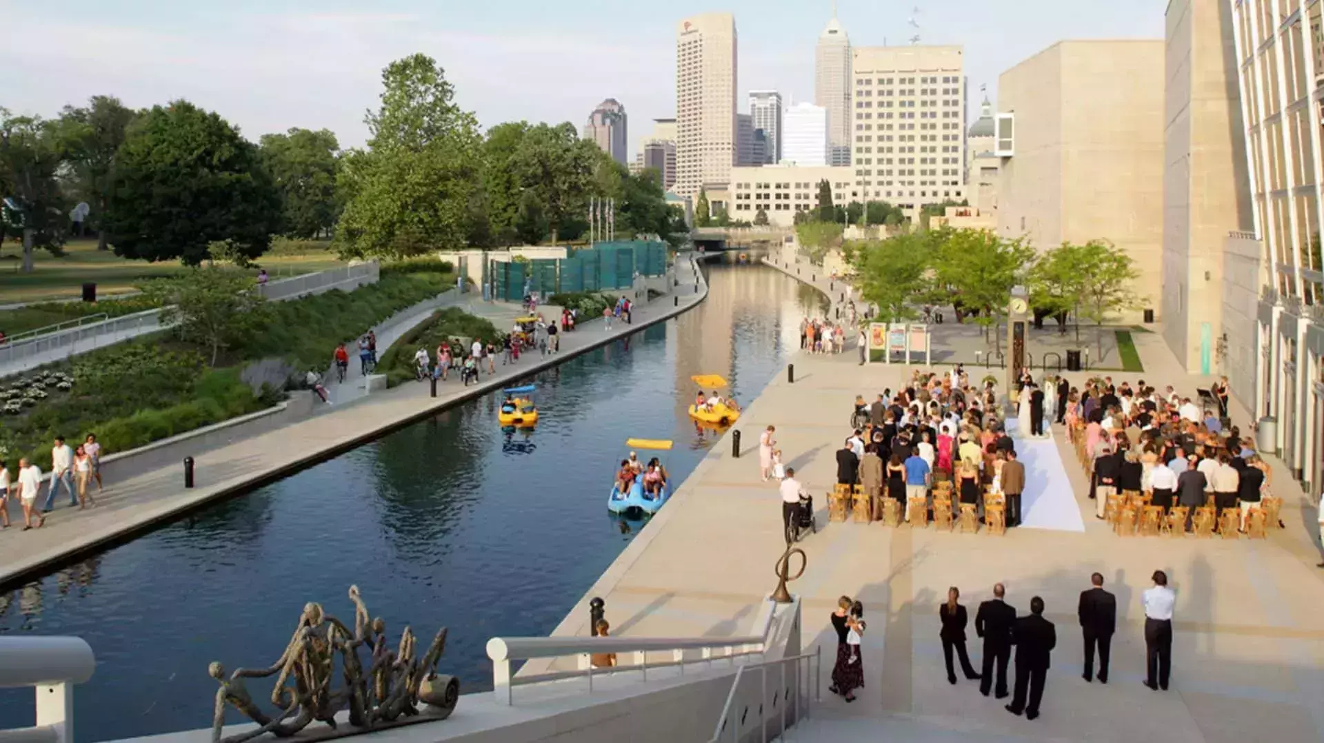 Canal Walk in Indianapolis