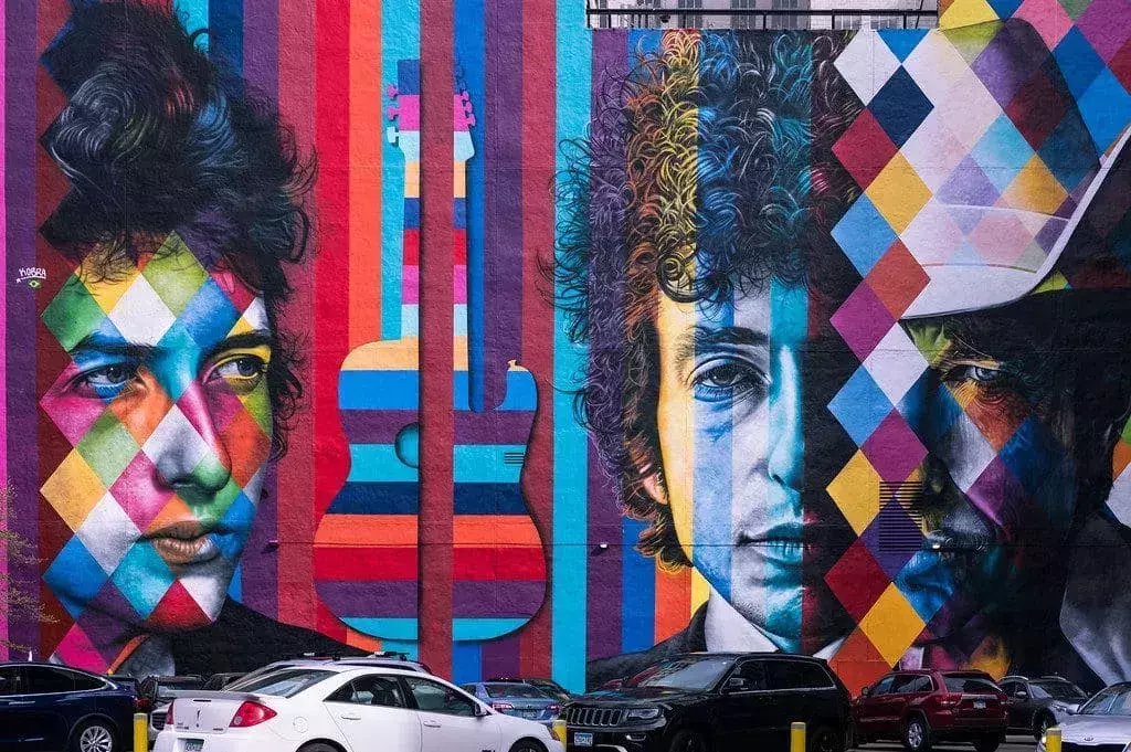 Bob Dylan Mural