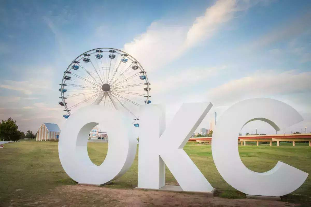 Ferris Wheel &amp;amp;amp;amp; OKC Sign