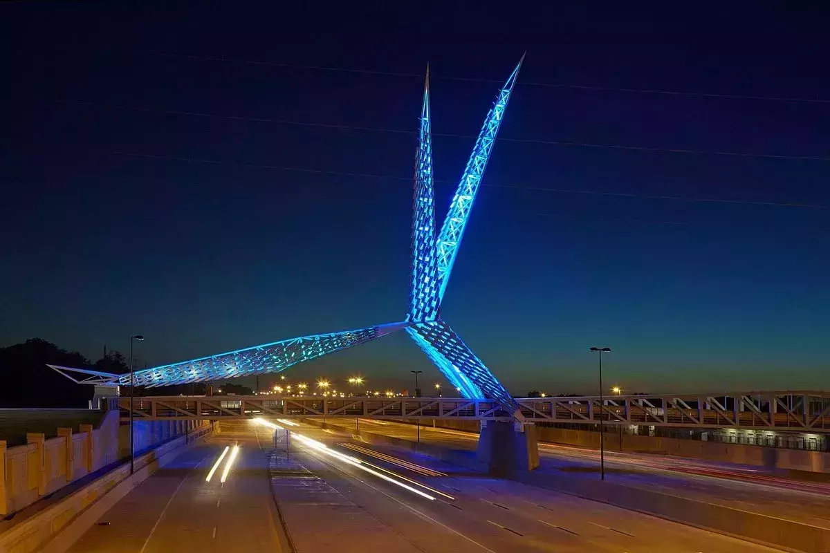 Skydance Bridge in Oklahoma City