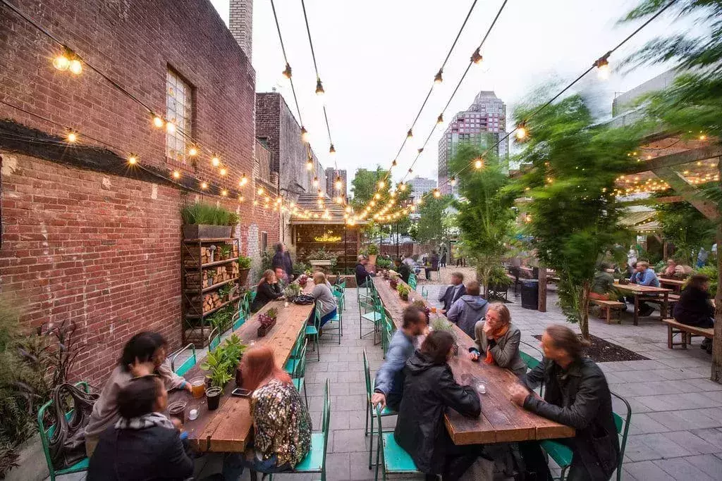 pop-up beer gardens