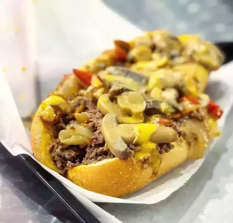 Philly cheesesteak in Philadelphia