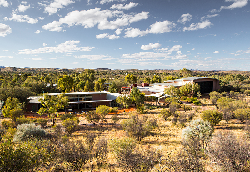 Scenic view of Alice Springs Desert Park
