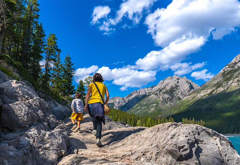 Scenic view of Banff National Park