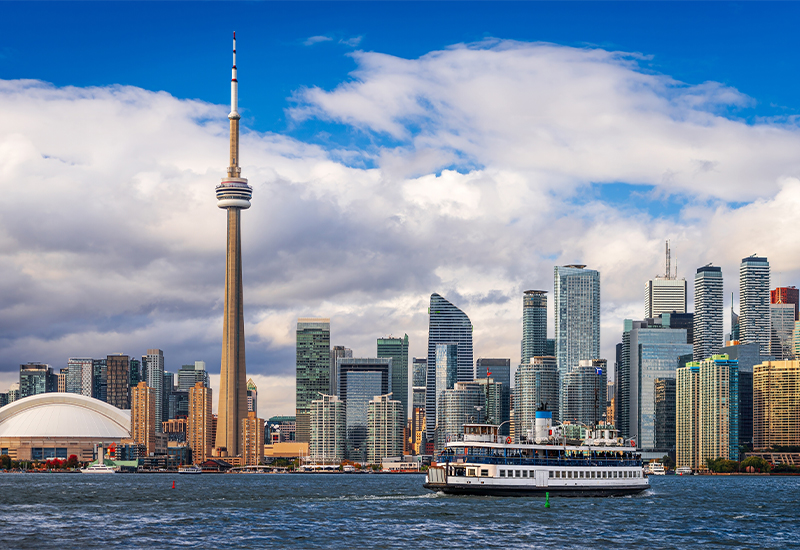 Scenic view of the CN Tower, Toronto Scenic view of the CN Tower, Toronto