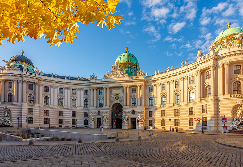 Scenic view of the Hofburg Palace, Vienna