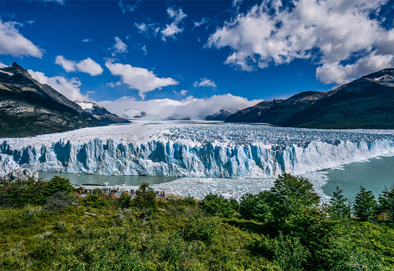 Scenic view of Los Glaciares National Park Scenic view of Los Glaciares National Park
