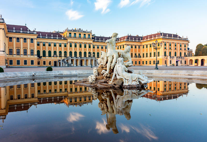 Scenic view of Schönbrunn Palace, Vienna