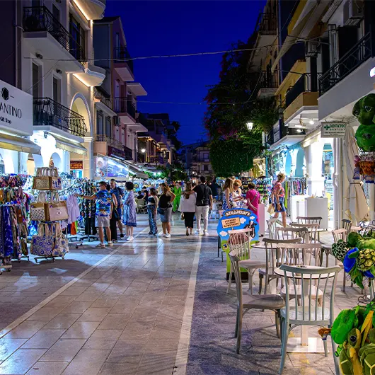 A scenic view of Zakynthos