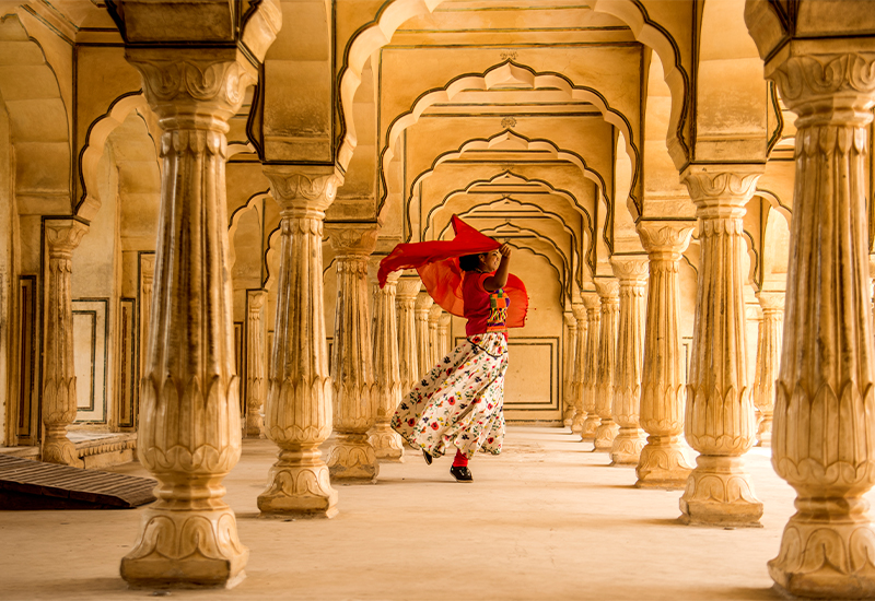 Scenic view of Amber Fort