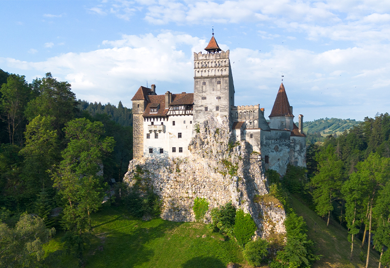 Scenic view of Bran Castle