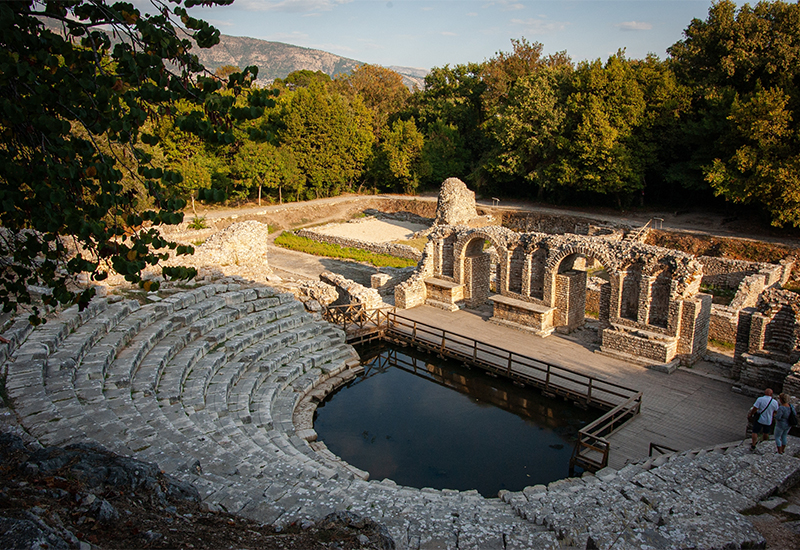 Scenic view of Butrint National Park