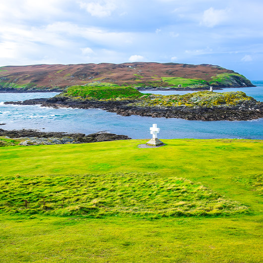 Scenic view of Calf Sound
