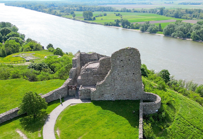 Scenic view of Devin Castle