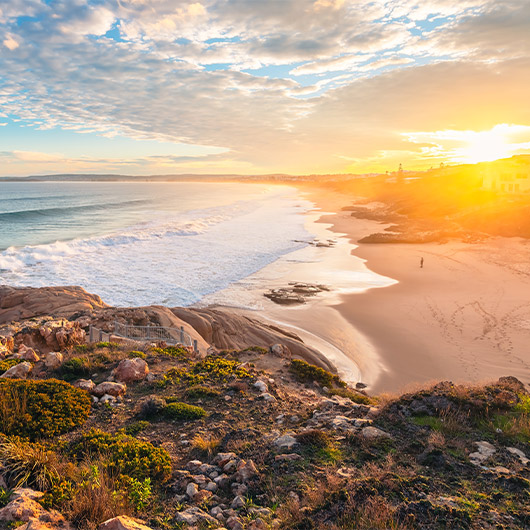 Scenic view of Knight Beach