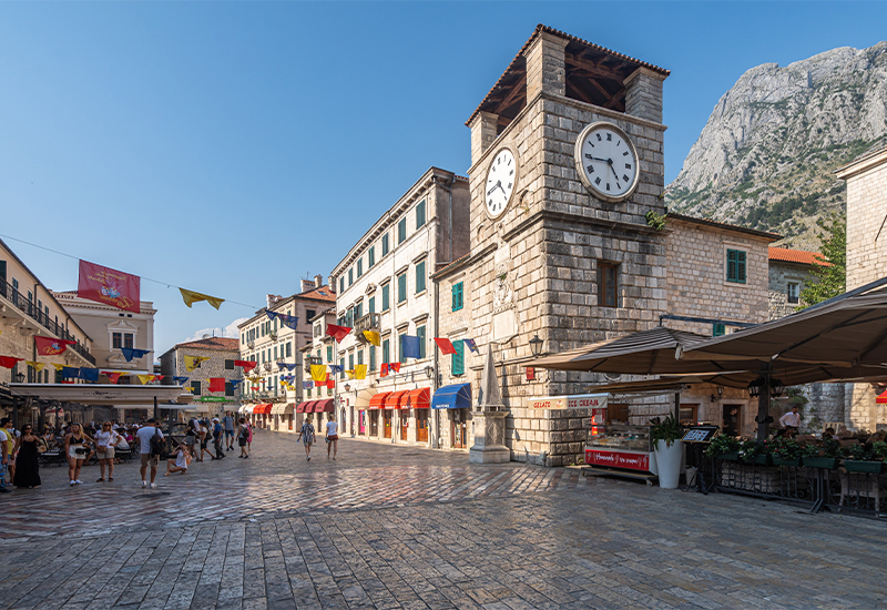 Scenic view of Kotor Old Town