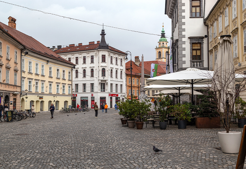 Scenic view of Ljubljana Old Town