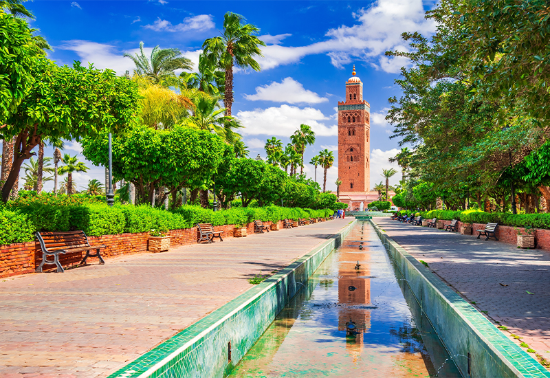 Scenic view of Marrakech