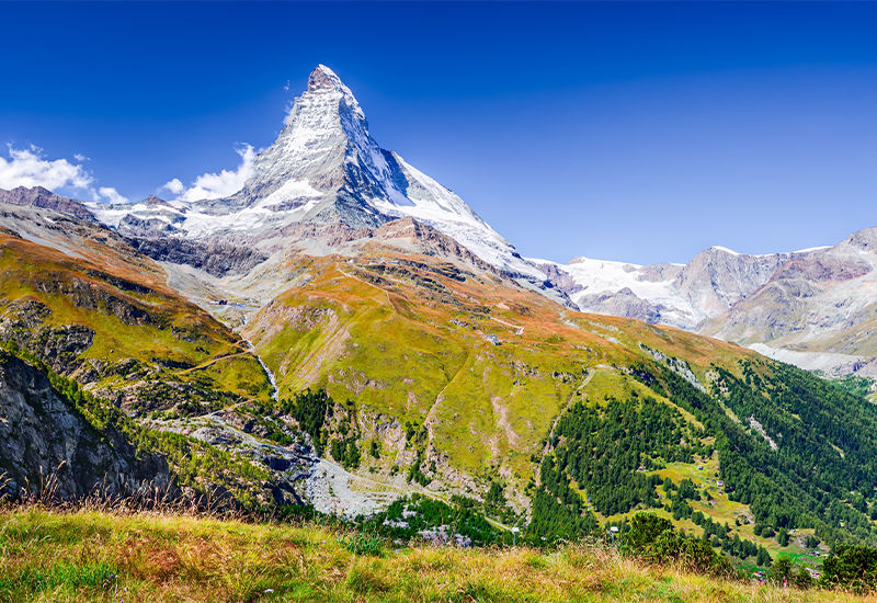 Scenic view of the Matterhorn