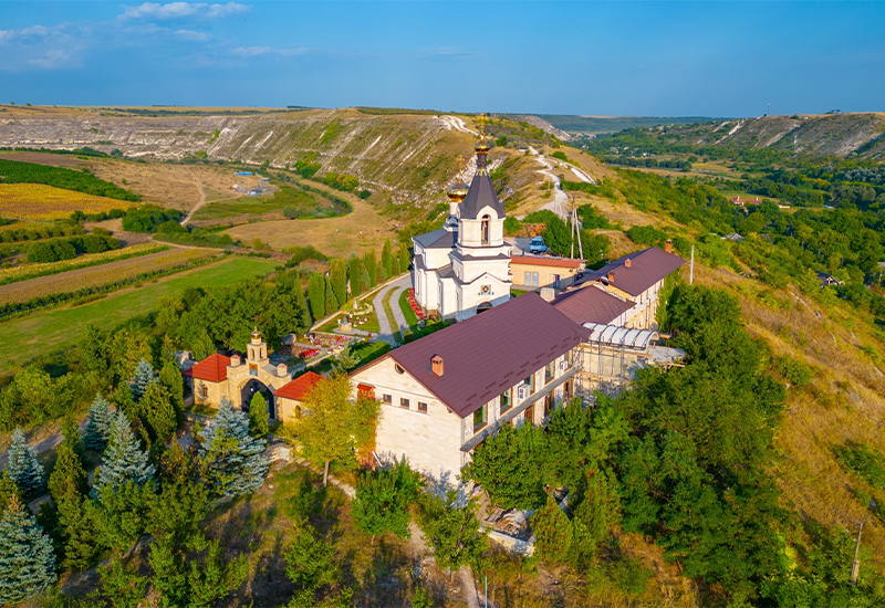 Scenic view of Orheiul Vechi Orheiul Vechi