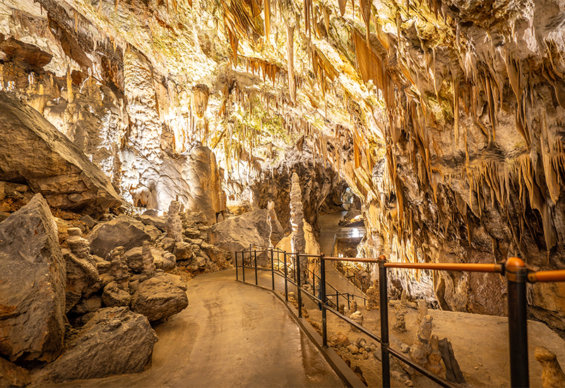 Scenic view of Postojna Cave